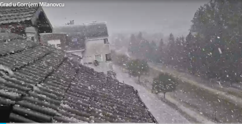  СНЕГ ВО СЛОВЕНИЈА, СИЛЕН ГРАД ВО ЧАЧАК: Хаотично време во јуни на Балканот