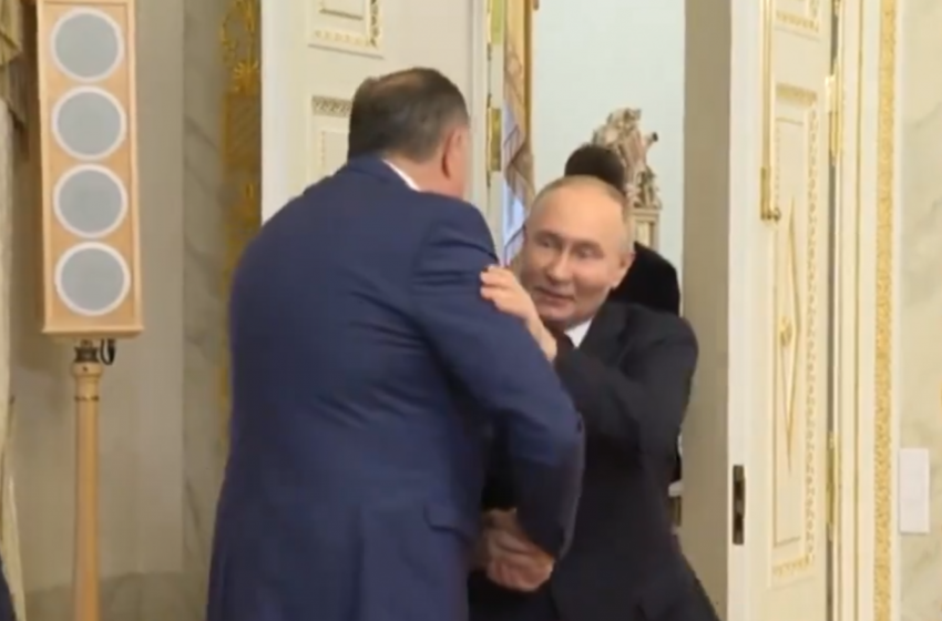 Непријатна ситуација: Додик сакаше да го бакне, но Путин се тргна (ВИДЕО)
