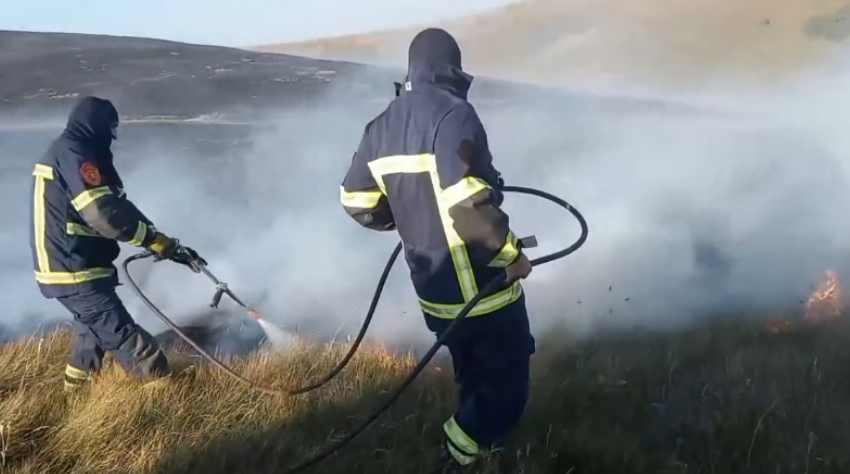 Пожар избувна и на Илинска планина во Охрид (ВИДЕО)