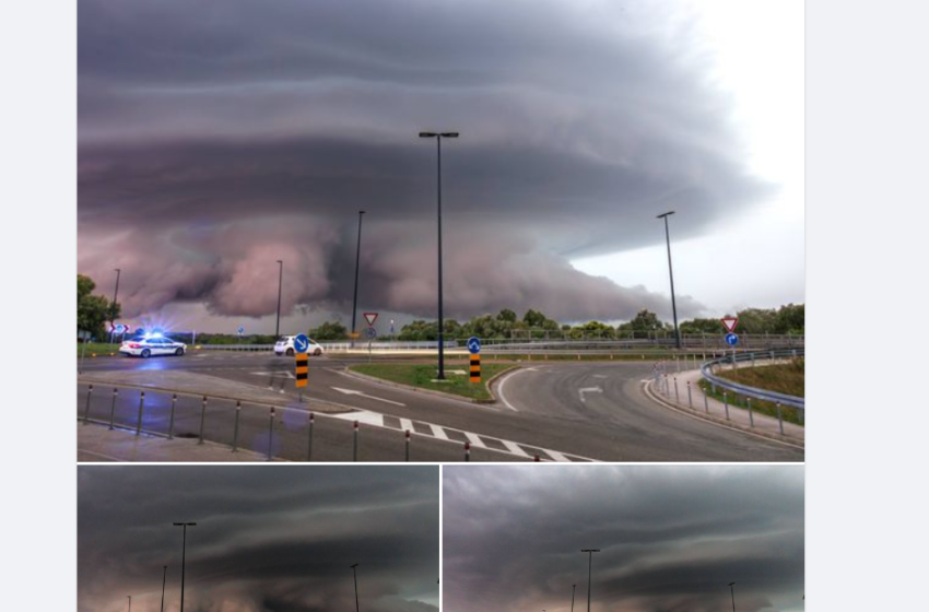  СТРАОТНИ СЛИКИ ОД ХРВАТСКА: Суперклеточниот вртлог направи хаос