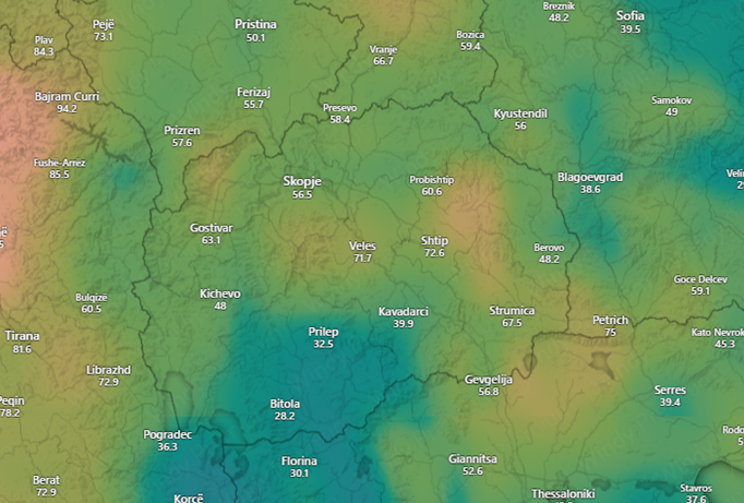  Циклонски дожд кој што ќе донесе обилни количини на врнежи и крај на летото