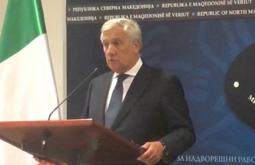 Тајани: Северна Македонија е многу важна земја пријател на Италија