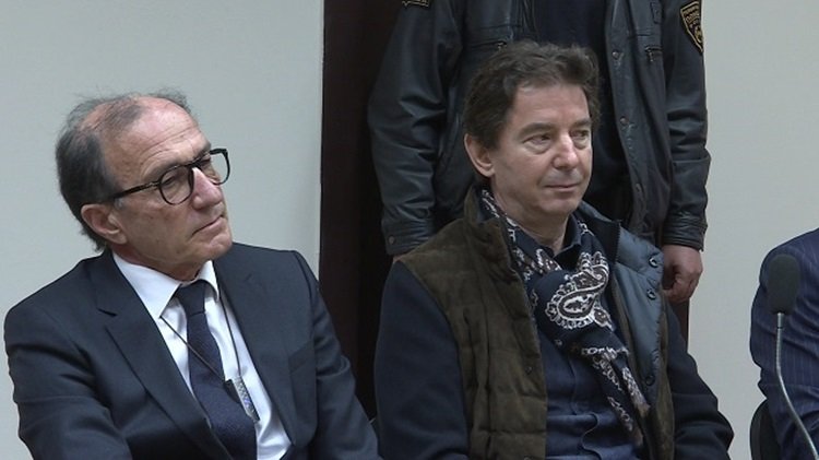 Д-р Жан Митрев и адвокатот Никола Додовски на продолжението од судењето